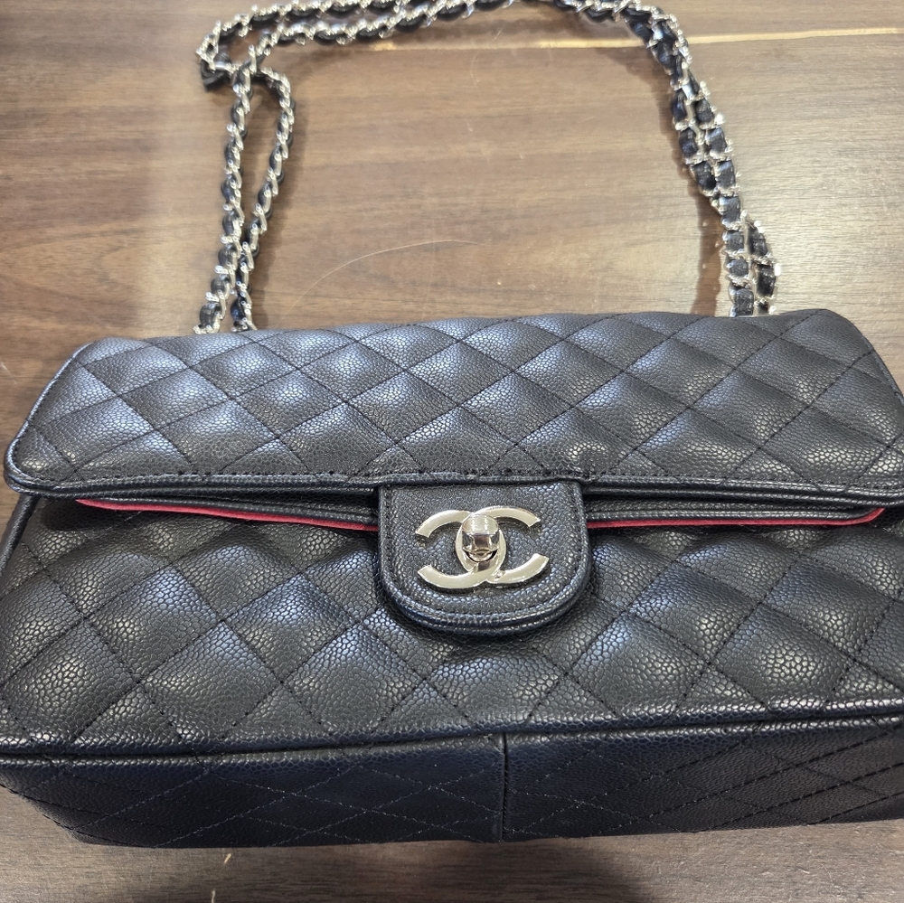 Chanel Black Quilted Leather Shoulder Bag